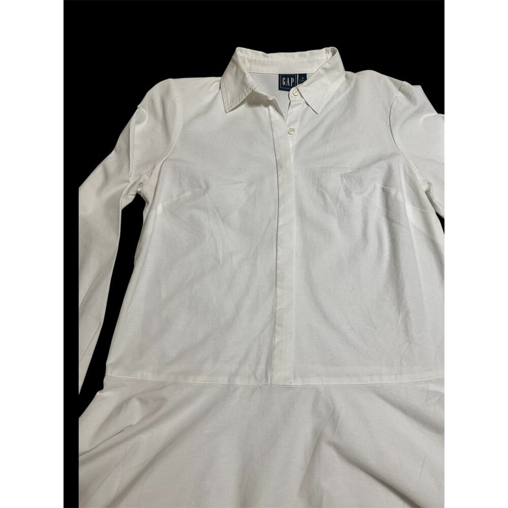 Gap Flounce Mini Shirtdress - Picture 4 of 6